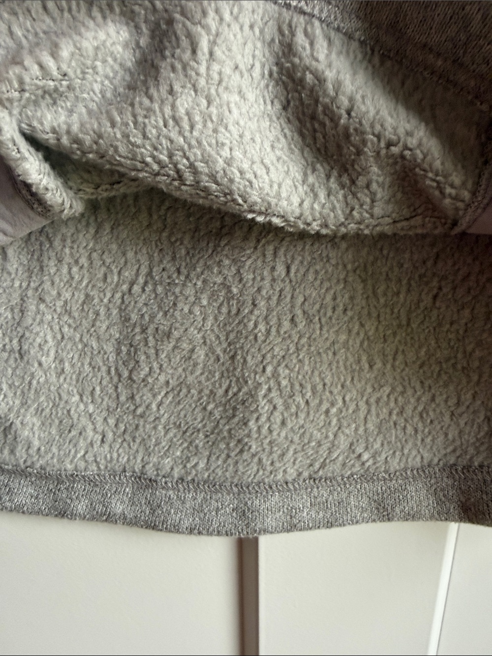 L.L. Bean Light Gray Cowl-Neck Sweater - Picture 3 of 4